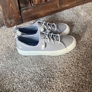 Women’s Sperry Crest Vibe Washable Leather Barrel Lace Sneakers